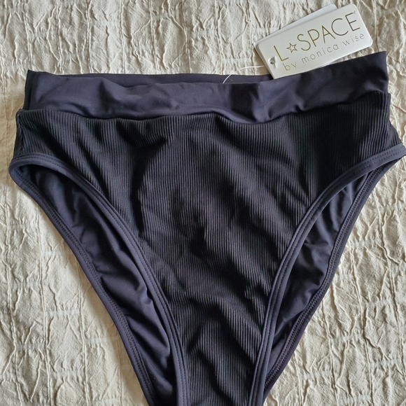 l*space Other - Lspace high waisted black bikini bottoms